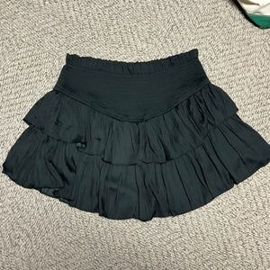 Black tiered skirt, sz l, ee:some brand